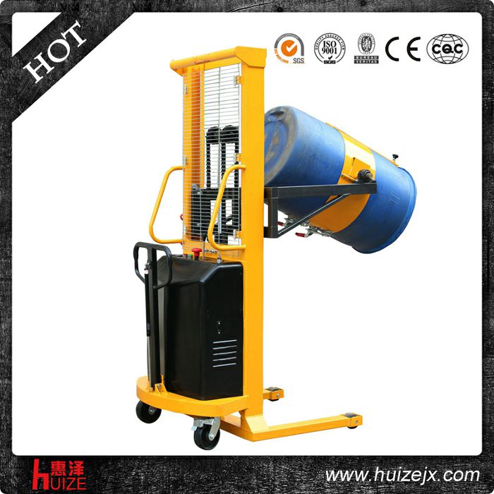 半電動多功能油桶車（單門架，夾塑桶）2