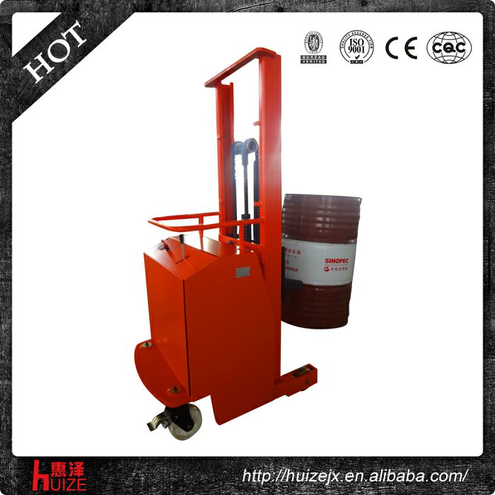 2半電動配重油桶車（無底腿，只堆垛，不翻轉(zhuǎn)）