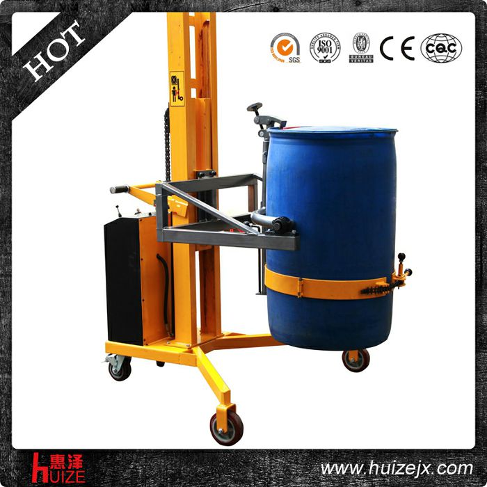 半電動(dòng)油桶車（直角腿，夾鐵桶翻轉(zhuǎn)）